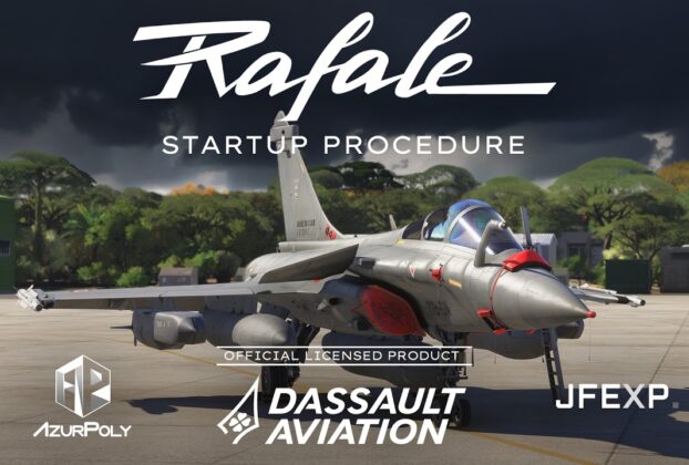 Dassault Rafale da AzurPoly no MSFS 2024