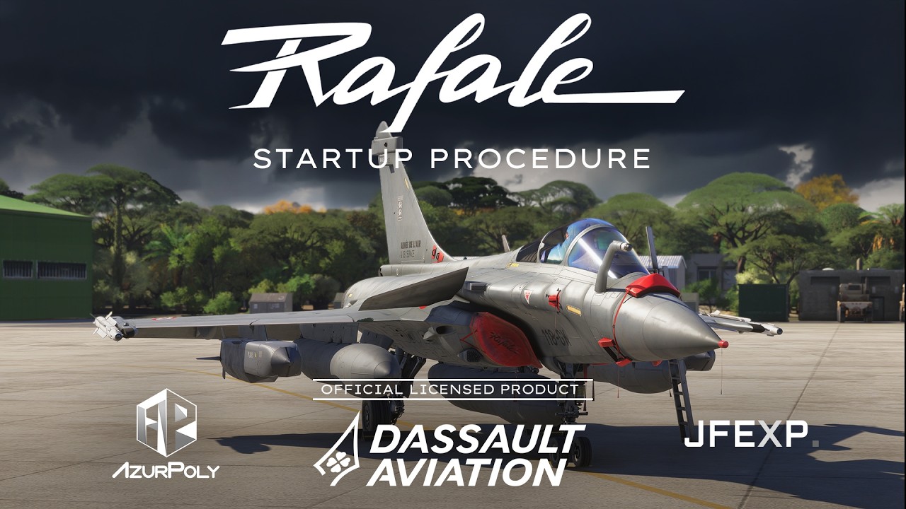 Dassault Rafale da AzurPoly no MSFS 2024