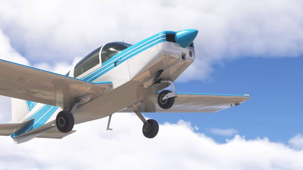 Grumman AA-5 da Bluesky Hangar no Microsoft Flight Simulator