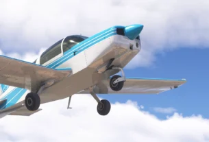 Grumman AA-5 da Bluesky Hangar no Microsoft Flight Simulator
