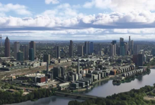 Frankfurt City Pack da DFFlyer Direct no Microsoft Flight Simulator