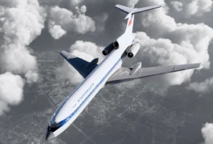FlightSim Studio anuncia Tu-154M e planos no MSFS 2024 — imagem oficial do produto ou addon