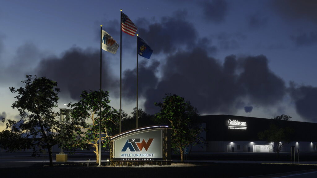 Interior do terminal do Sitia Airport da MM Simulations para MSFS