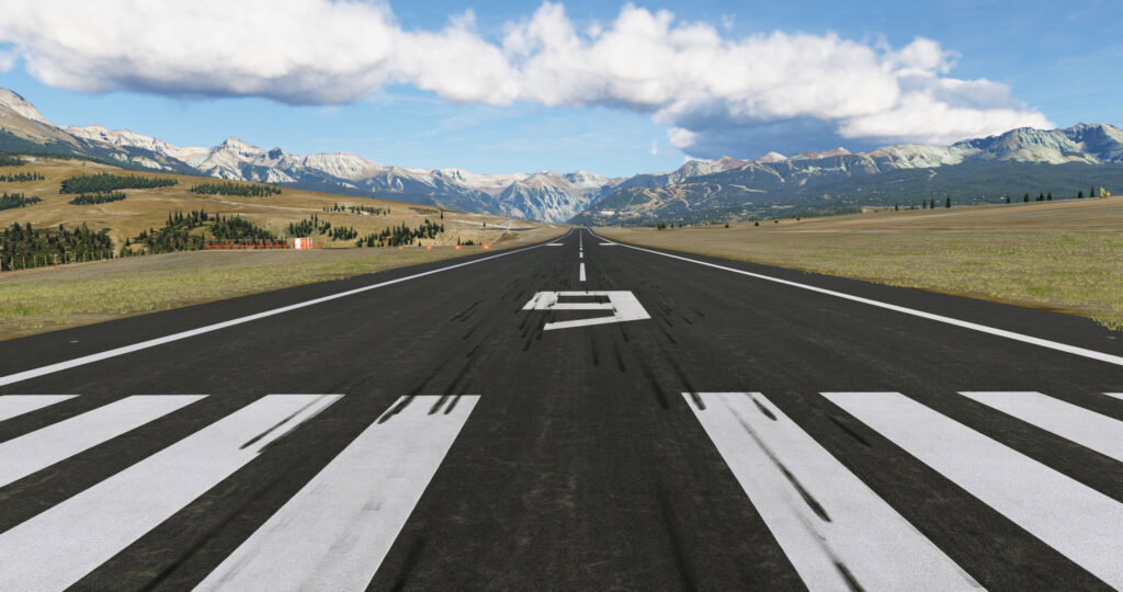 Terminal e pátio do Telluride Regional Airport V2 da X-Codr no X-Plane 12