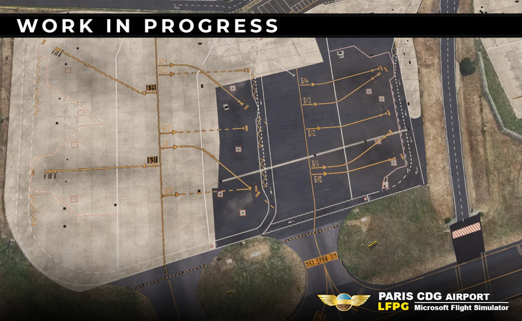 PESIM Paris Charles de Gaulle LFPG para MSFS 2024