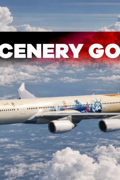 Imagem sobre a remoção da Mscenery do Marketplace do Microsoft Flight Simulator