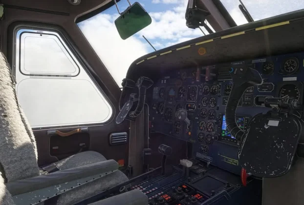 Cockpit analógico do Carenado Dornier Do 228 no MSFS 2024