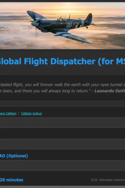 Ferramenta web gratuita monta voos no MSFS 2024 — imagem da notícia FlySimBR