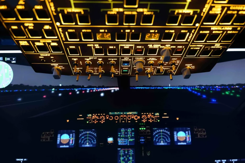 Rowsfire A107 Pro em setup de simulação Airbus