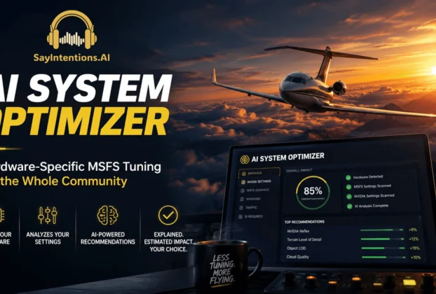 SayIntentions AI System Optimizer para Microsoft Flight Simulator
