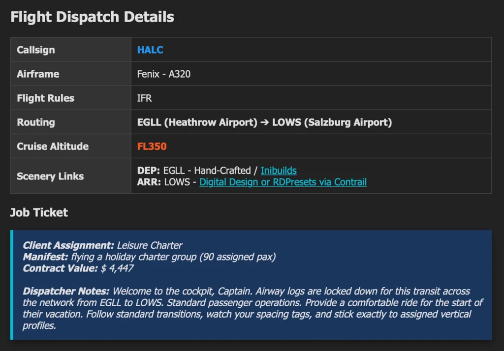 Ferramenta web gratuita monta voos no MSFS 2024 — imagem da notícia FlySimBR