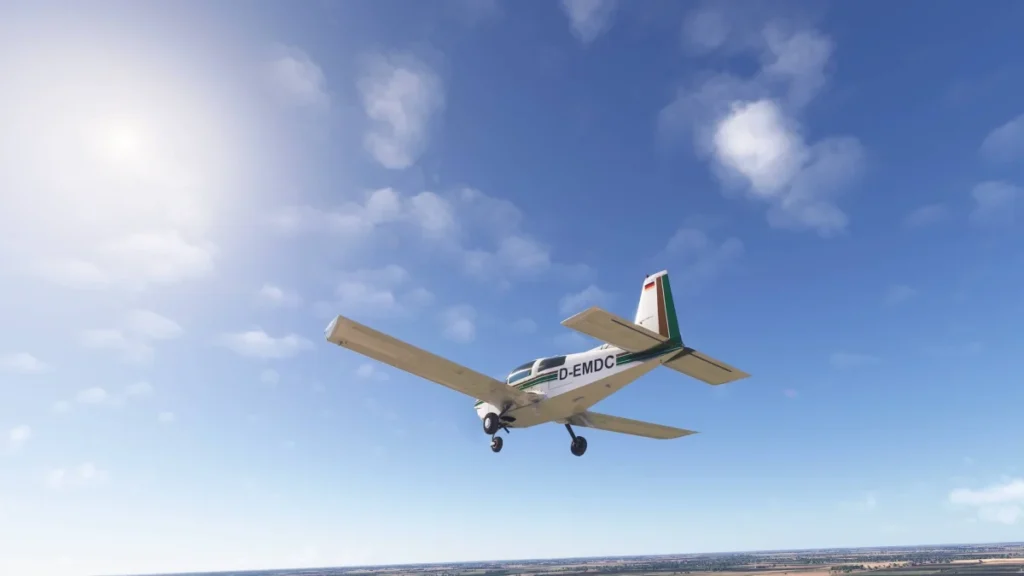 Bluesky Hangar lança família Grumman AA-5 no MSFS — imagem oficial do produto ou addon