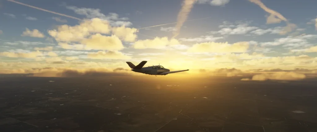 Skytrails traz contrails de volta ao MSFS 2024 — imagem oficial do produto ou addon