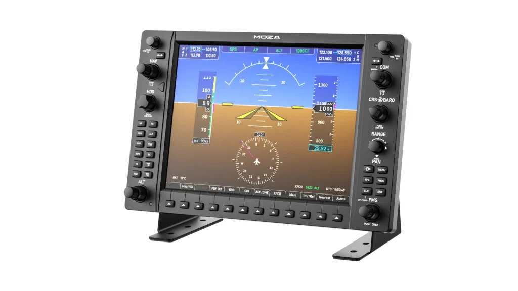 MOZA anuncia painéis Airbus, Boeing e G1000 — imagem oficial do produto ou addon