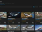 Mercado de aeronaves do Pilops com ofertas de jogadores