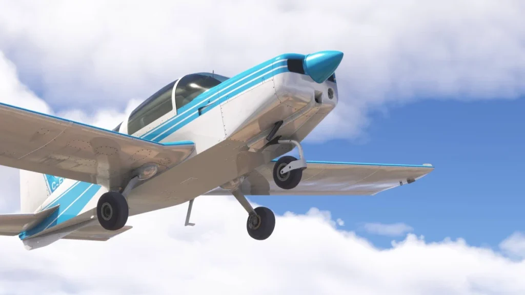 Bluesky Hangar lança família Grumman AA-5 no MSFS — imagem oficial do produto ou addon