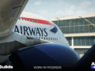 Imagem oficial da iniBuilds mostrando o Airbus A380 Airliner em desenvolvimento para simulador de voo