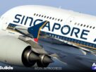 iniBuilds A380 Airliner em desenvolvimento com pintura Singapore Airlines
