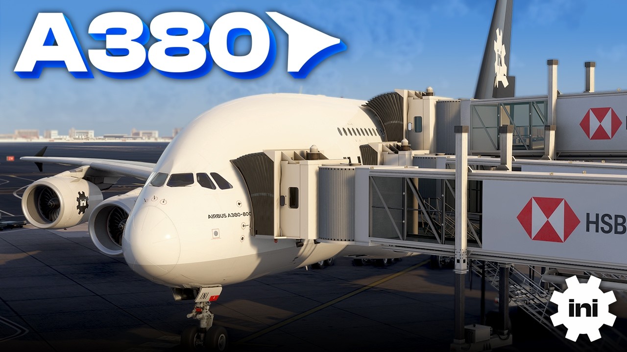 Trailer oficial do iniBuilds A380 Airliner para Microsoft Flight Simulator