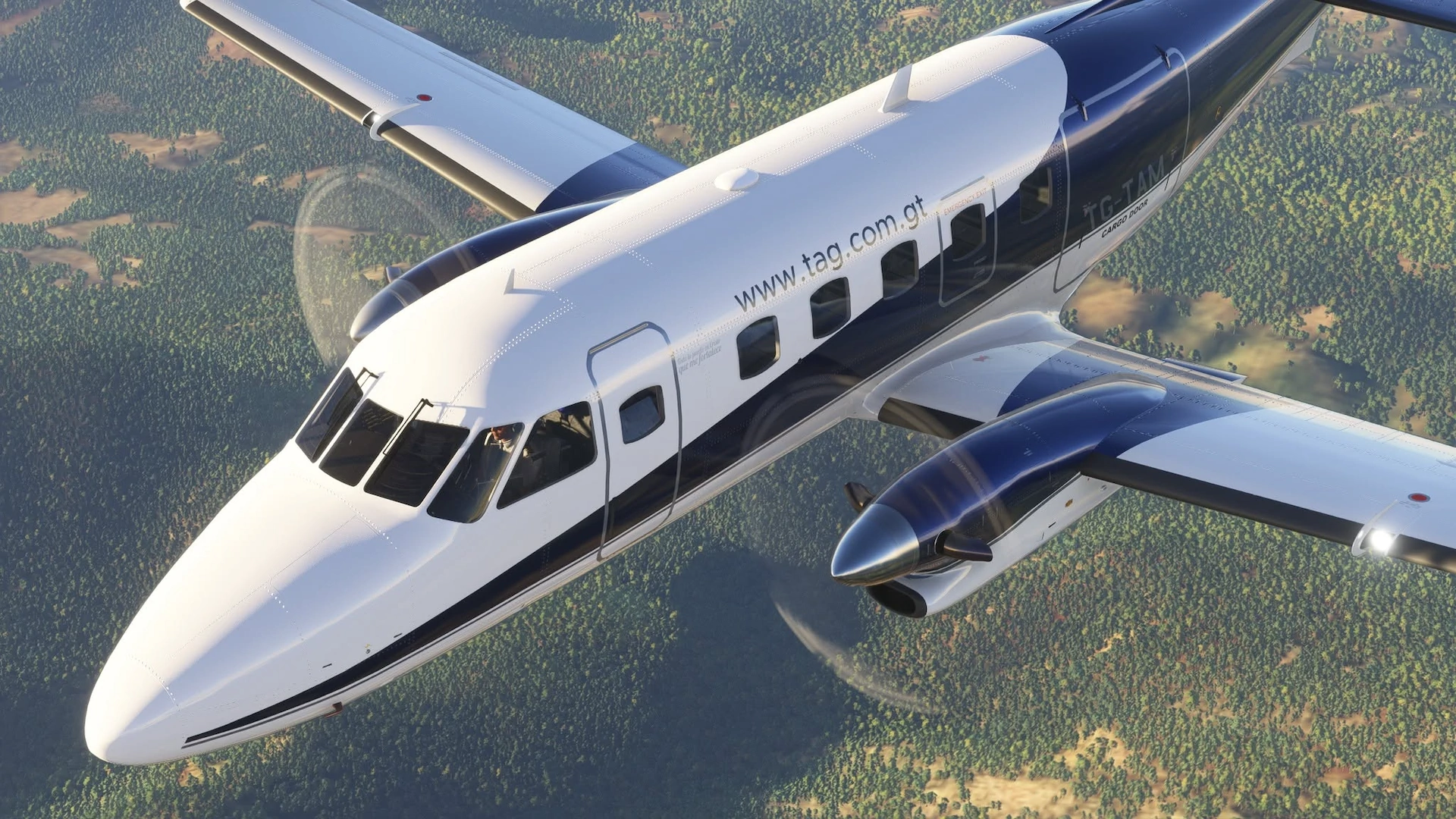 NextGen lança EMB-110 Bandeirante v2 no MSFS 2024 — imagem oficial da notícia