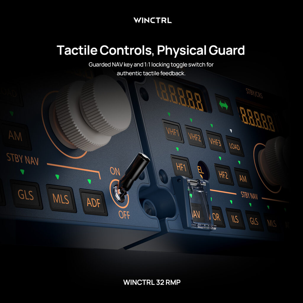 WINCTRL 32 RMP com proteções físicas e controles táteis