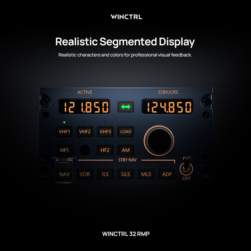 WINCTRL 32 RMP com display segmentado realista