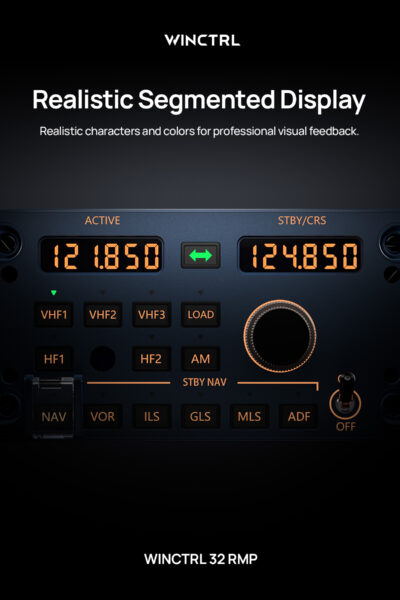 WINCTRL 32 RMP com display segmentado realista