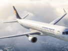 Embraer E190 da FlightSim Studio em voo no Microsoft Flight Simulator