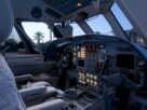 Contrail FA50 em voo no Microsoft Flight Simulator