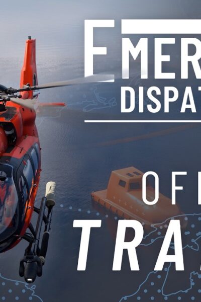 Helicóptero de resgate no trailer oficial do EmergencyDispatcherPro para Microsoft Flight Simulator 2024