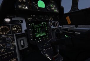 Cockpit modernizado do F-14B(U) da Heatblur para DCS