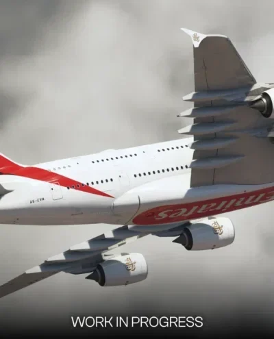 A380 Airliner da iniBuilds em desenvolvimento para Microsoft Flight Simulator 2024