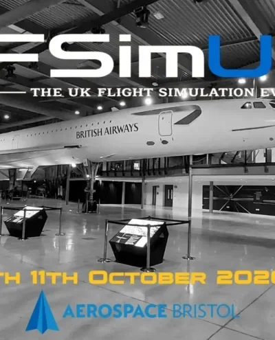 Cartaz oficial do FSimUK 2026 no Aerospace Bristol