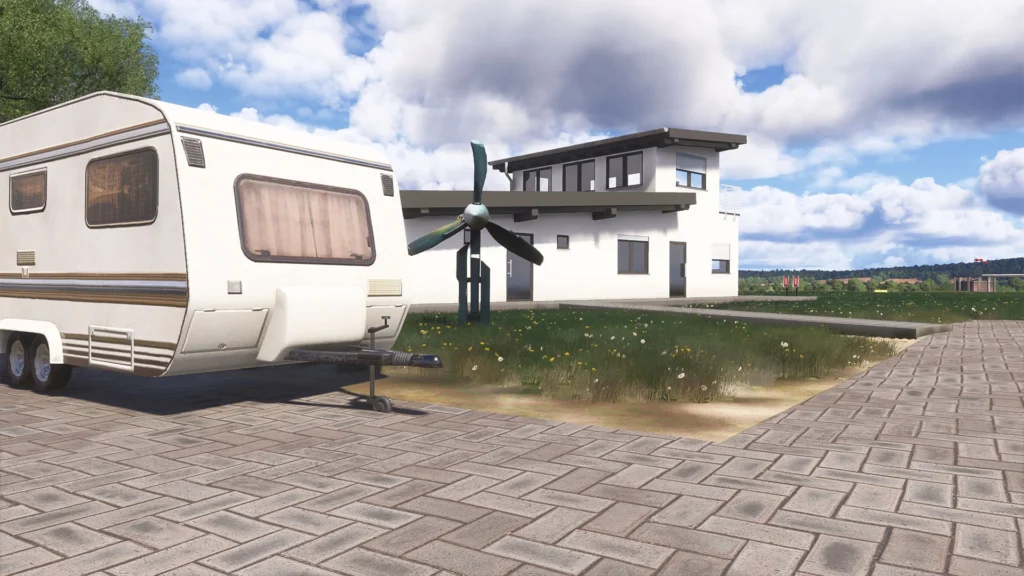 Airfield Detmold da FlightSim Studio no MSFS 2024