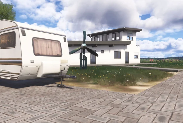 Airfield Detmold da FlightSim Studio no MSFS 2024
