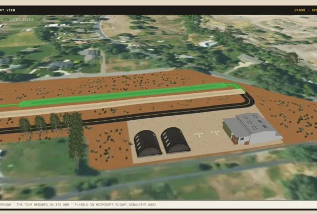 Editor do Project Airports com aeroporto sendo criado para MSFS 2024