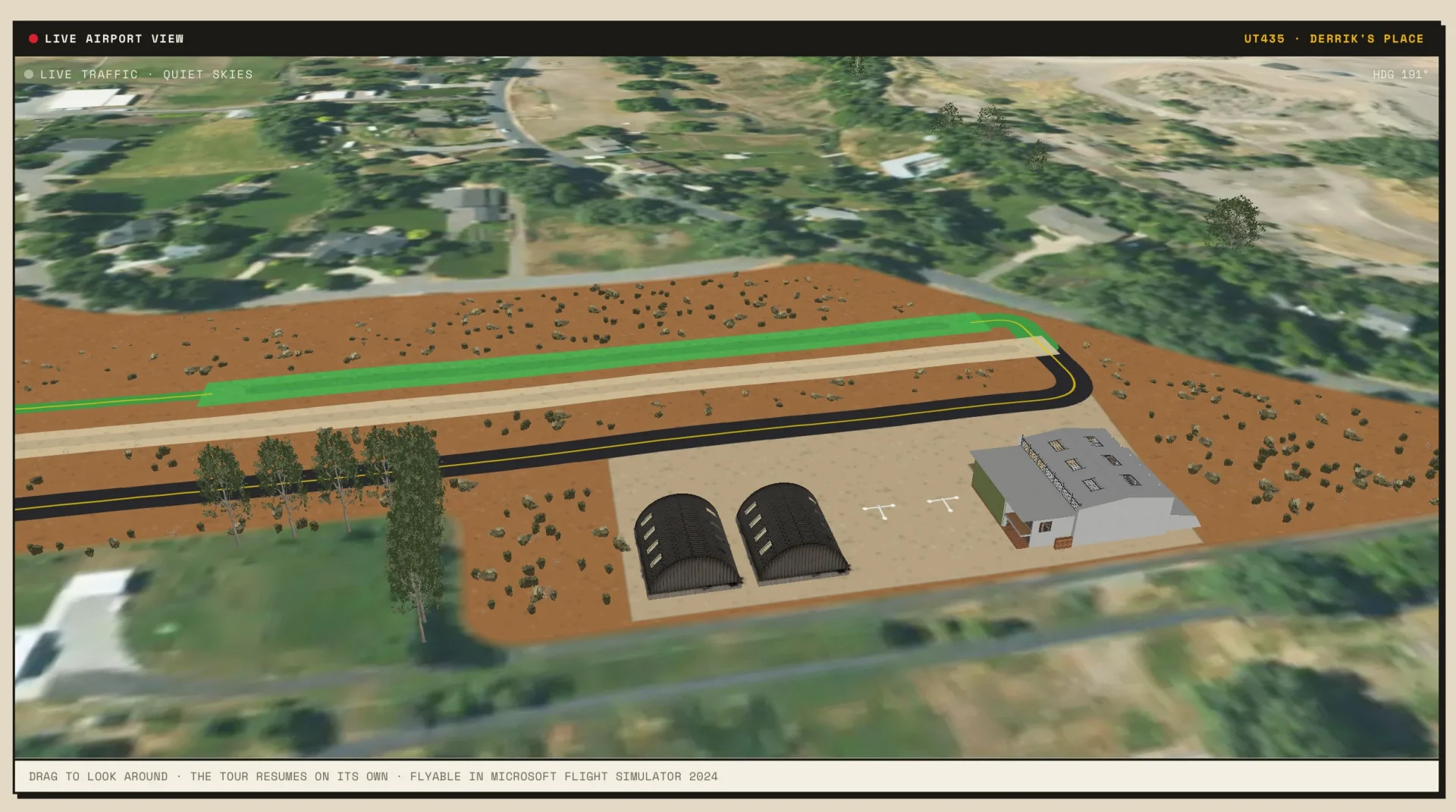 Editor do Project Airports com aeroporto sendo criado para MSFS 2024