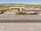 Vista aérea do Paso Robles Municipal Airport no Microsoft Flight Simulator