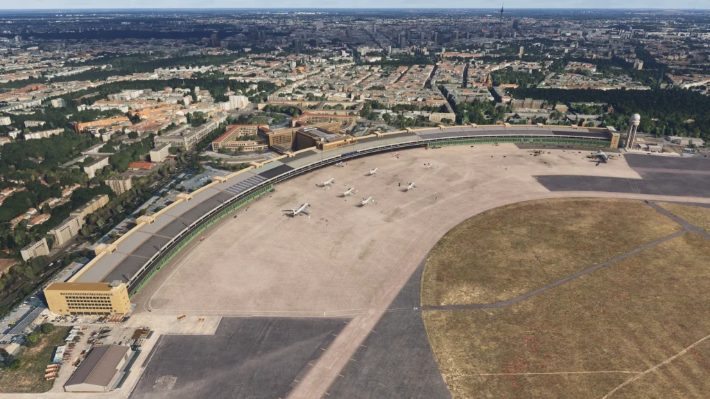 Cenário Berlin Tempelhof EDDI dos anos 1970 no MSFS — imagem 2