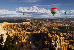 Cânion recriado no World Update 22: United States National Parks do Microsoft Flight Simulator 2024