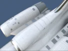 Motores traseiros e fuselagem do Tupolev Tu-154M