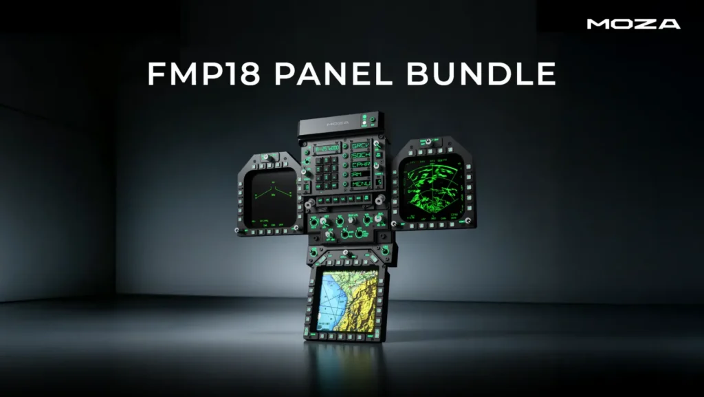 MOZA FMP18 Panel Bundle para simuladores de voo