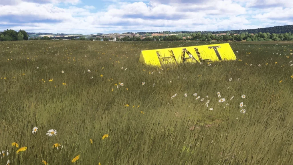 Instalações do Airfield Detmold modeladas pela FlightSim Studio