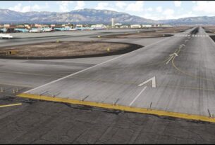 Prévia do cenário PacSim Albuquerque International Sunport no Microsoft Flight Simulator