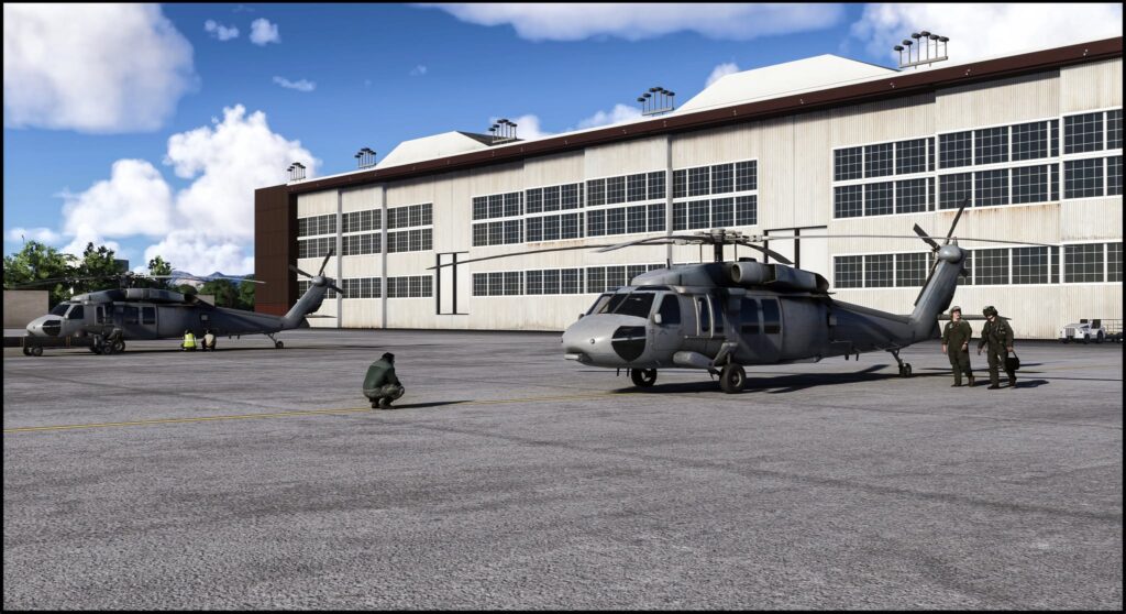 Kirtland Air Force Base no cenário PacSim Albuquerque para Microsoft Flight Simulator