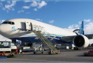 PMDG 777F no Microsoft Flight Simulator