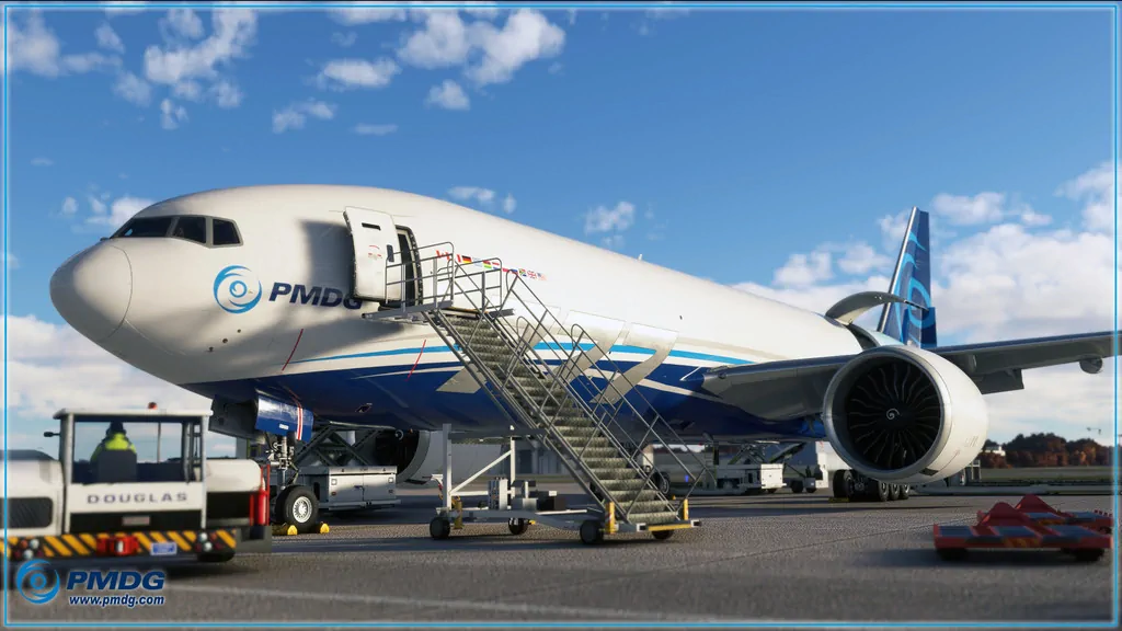 PMDG 777F no Microsoft Flight Simulator