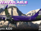 Synaptic A220 já disponível no Marketplace do Microsoft Flight Simulator