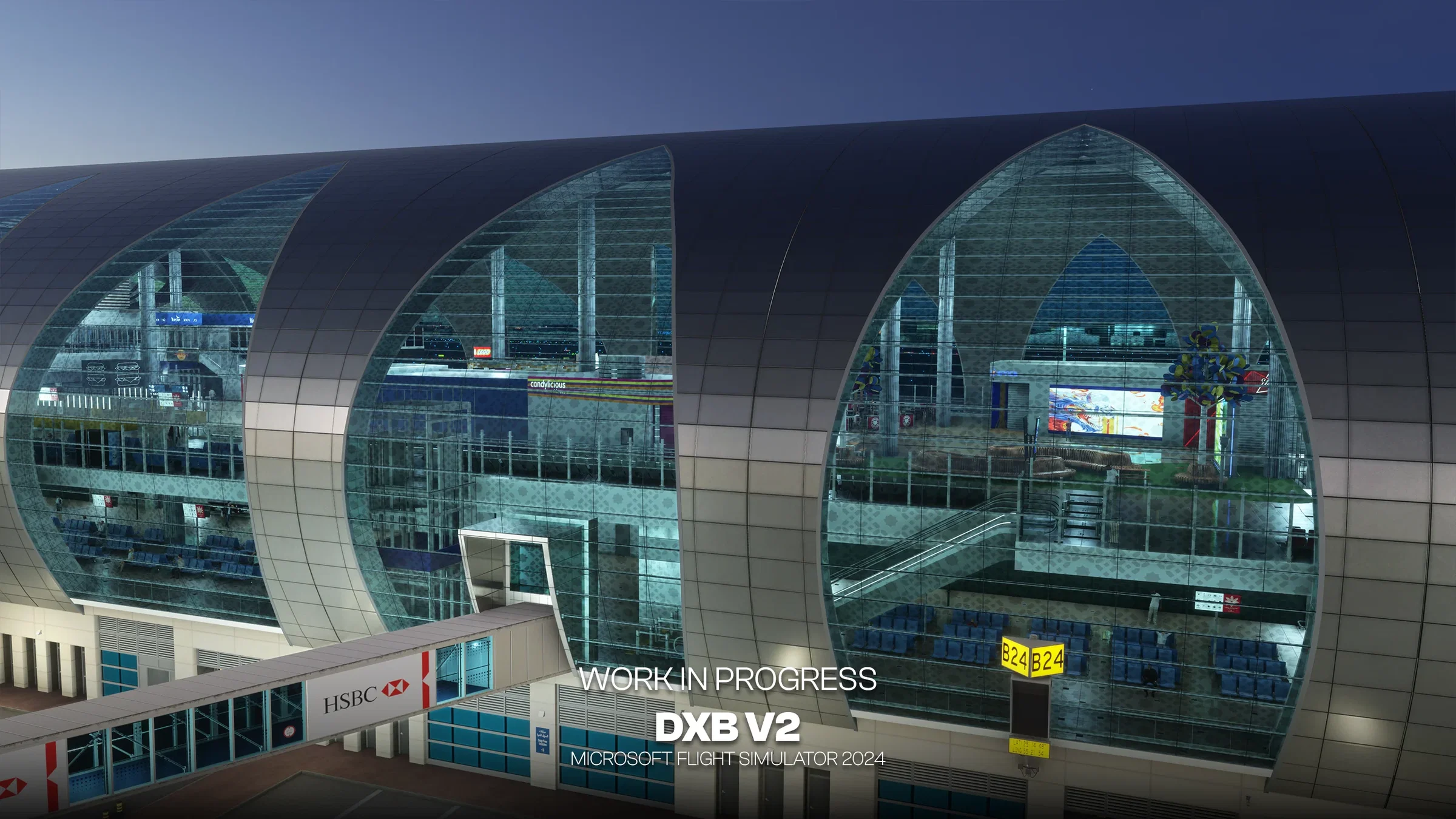 Imagem de comparação depois da atualização de Dubai V2