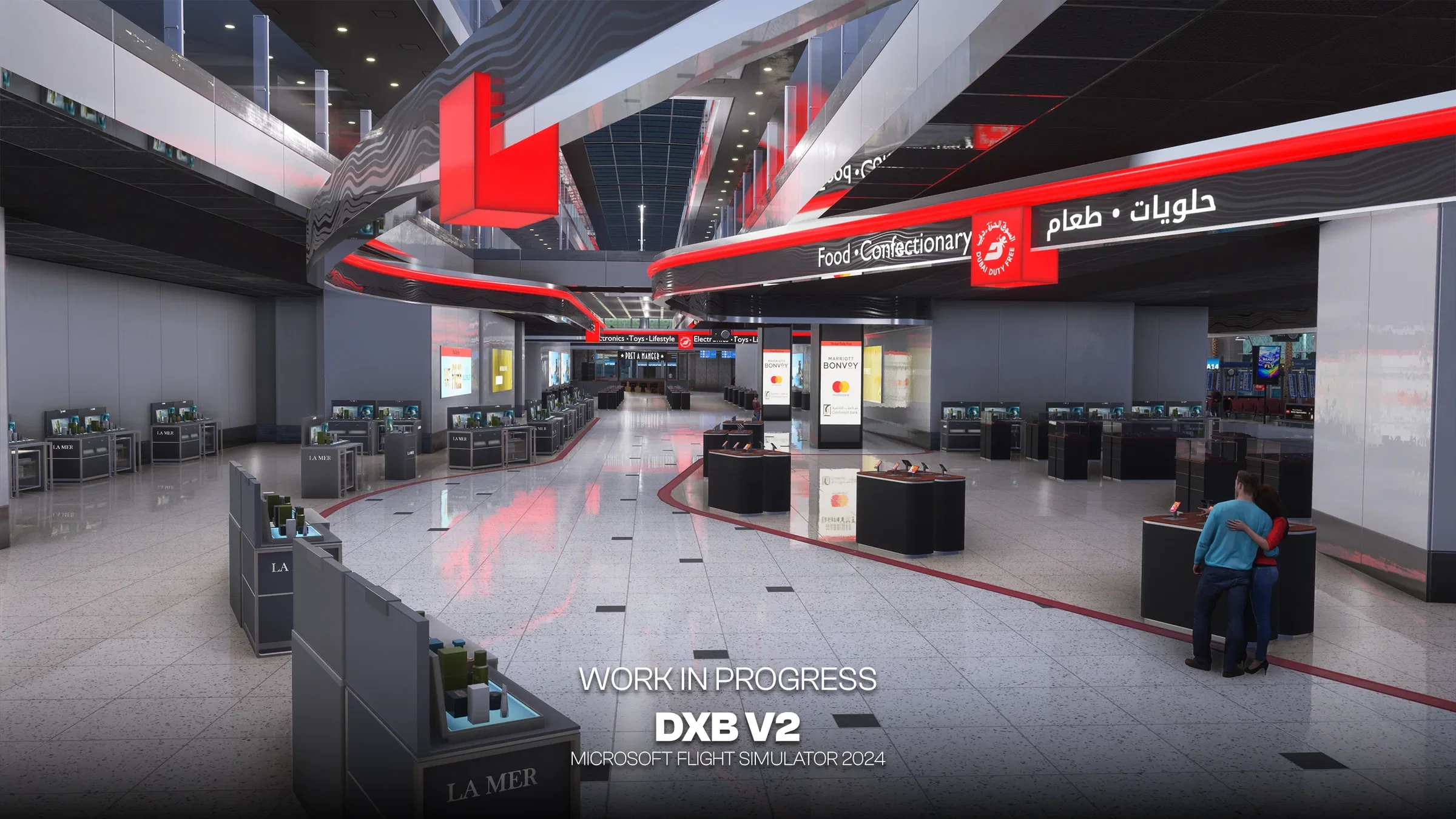 Comparação depois da atualização de Dubai V2